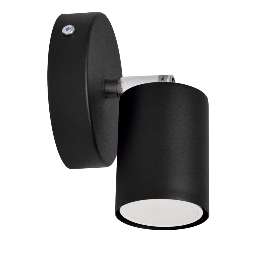 LED väggspotlight TUNE 1xGU10/4,8W/230V svart