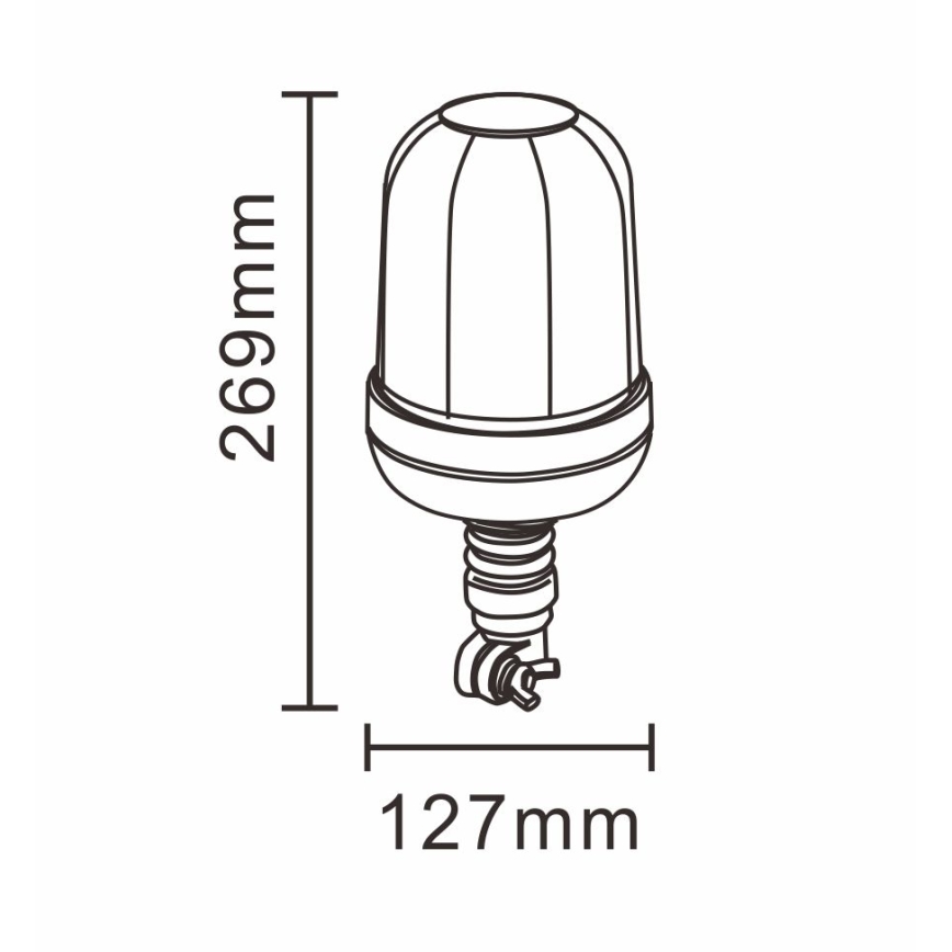 LED varningsljus LED/12-24V IP66