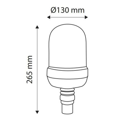 LED Varningssignal ljus LED H1/12-24V