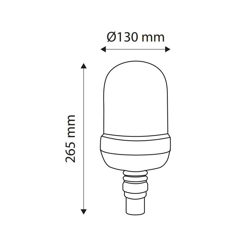 LED Varningssignal ljus LED H1/12-24V