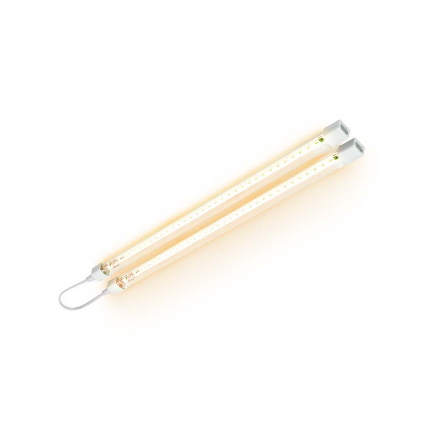 LED Under-shelf Plant Growing Light GROWLY 2xLED/8,5W/230V vit