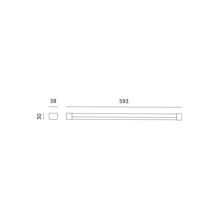 LED Under-shelf Plant Grow Light GROWLY LED/9W/230V vit
