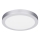 LED ytmonterad/infälld panel 2-i-1 24W/230V 3000/4000/6000K Ø 30 cm IP54 silver
