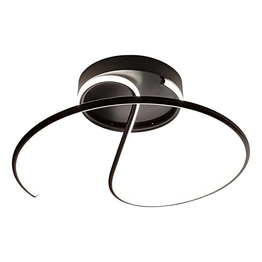 LED ytmonterad ljuskrona DELTA LED/30W/230V svart