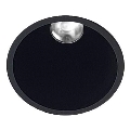 LED2 - Infälld LED badrumsbelysning ZERO LED/10W/230V 4000K CRI 95 IP43 svart diameter 10,9 cm