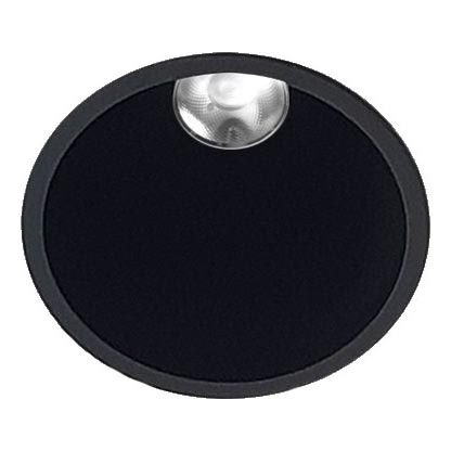 LED2 - Infälld LED badrumsbelysning ZERO LED/10W/230V 4000K CRI 95 IP43 svart diameter 10,9 cm