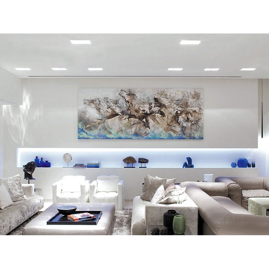 LED2 - LED Badrumsinfälld armatur SLIM LED/10W/230V IP43 CRI 90