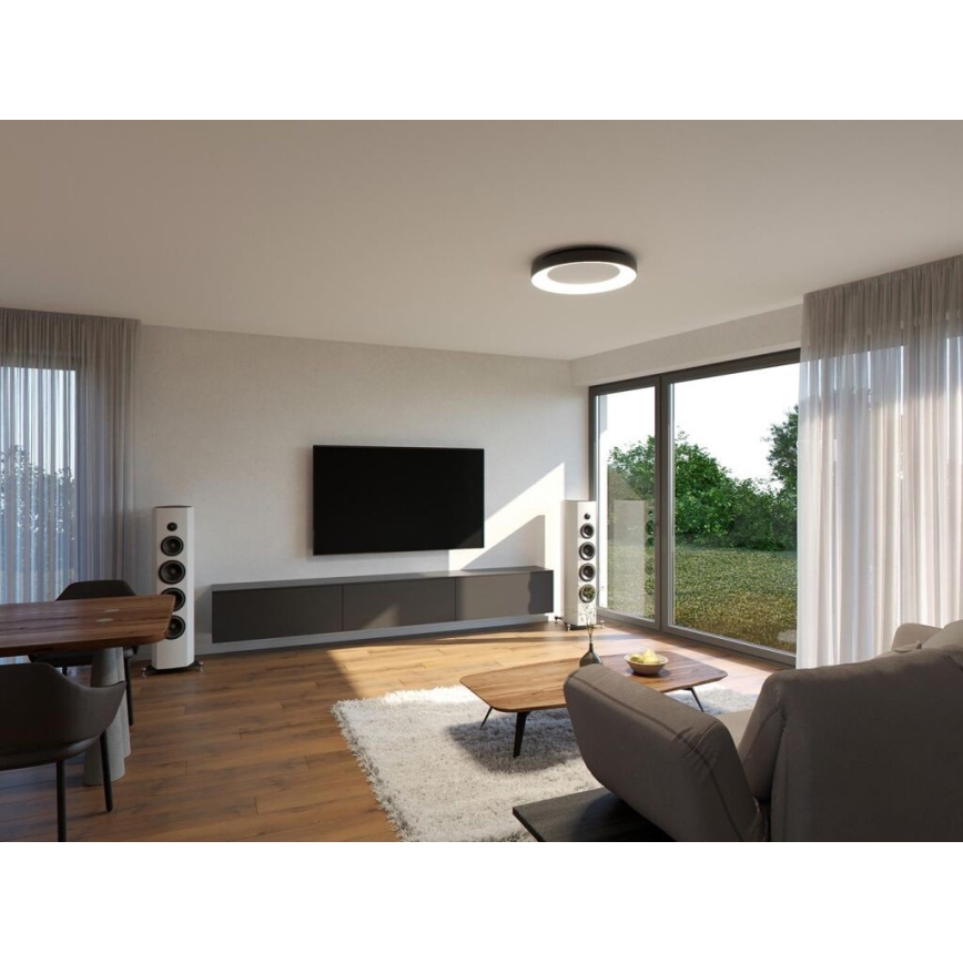LED2 - LED Dimbar taklampa BELLA LED/80W/230V 3000K/4000K svart