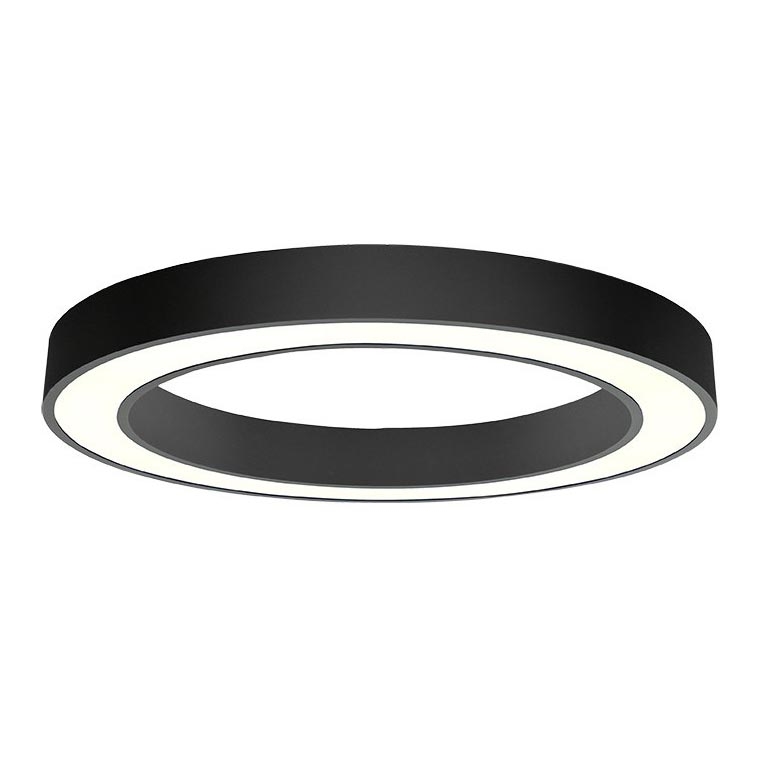 LED2 - LED Dimbar taklampa SATURN LED/50W/230V 3000K/4000K svart