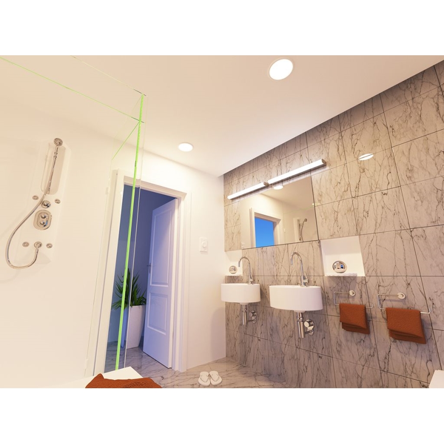 LED2 - LED hängande taklampa för badrum SLIM LED/10W/230V IP43 CRI 90