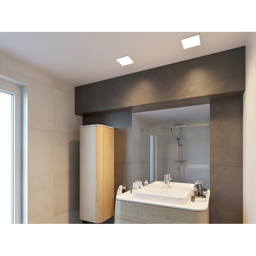 LED2 - LED hängande taklampa för badrum SLIM LED/10W/230V IP43 CRI 90