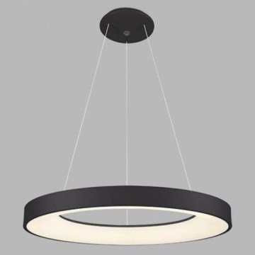LED2 - LED Ljuskrona med snöre BELLA LED/50W/230V 3000/4000K svart