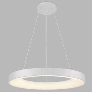 LED2 - LED Ljuskrona med snöre BELLA LED/50W/230V 3000/4000K vit