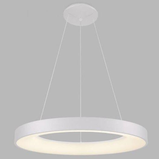 LED2 - LED Ljuskrona med snöre BELLA LED/50W/230V 3000/4000K vit