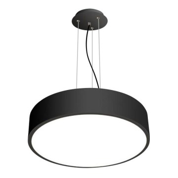 LED2 - LED Ljuskrona med snöre MONO LED/60W/230V 3000/4000K svart