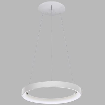 LED2 - LED ljuskrona med textilsladd BELLA LED/48W/230V 3000K/4000K vit