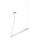 LED2 - LED ljuskrona med textilsladd NOLI LED/40W/230V 3000K/3500K/4000K vit