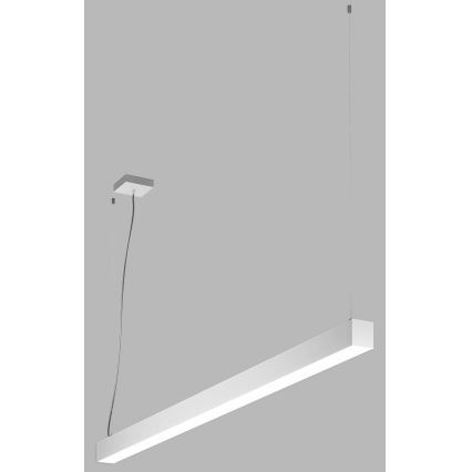 LED2 - LED ljuskrona med textilsladd NOLI LED/60W/230V 3000K/3500K/4000K vit