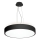 LED2 - LED ljuskrona med textilsladd ROTO LED/48W/230V 2700K/3300K/4000K IP40 svart diameter 40 cm