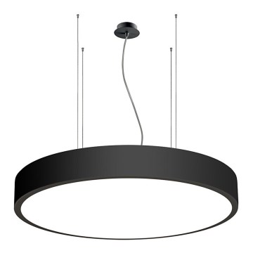 LED2 - LED ljusreglerad ljuskrona på textilsladd MONO LED/100W/230V 3000K/4000K svart