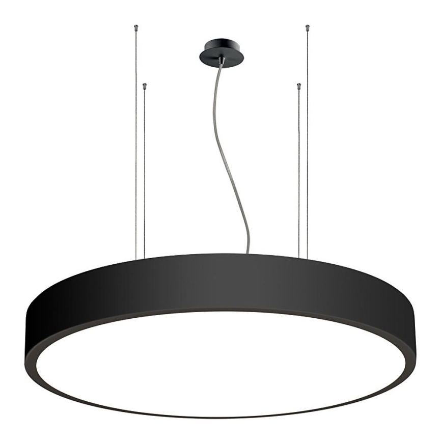 LED2 - LED ljusreglerad ljuskrona på textilsladd MONO LED/100W/230V 3000K/4000K svart