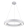 LED2 - LED ljusreglerad ljuskrona på textilsladd SATURN LED/50W/230V 3000K/4000K vit