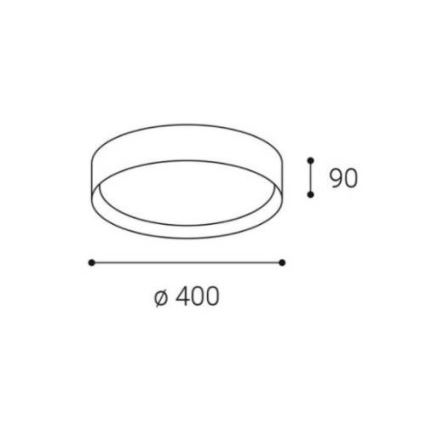 LED2 - LED ljusreglerad taklampa MILA LED/30W/230V