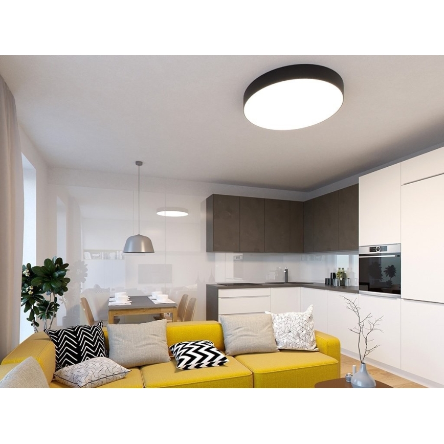 LED2 - LED ljusreglerad taklampa MONO LED/60W/230V 3000K/4000K svart