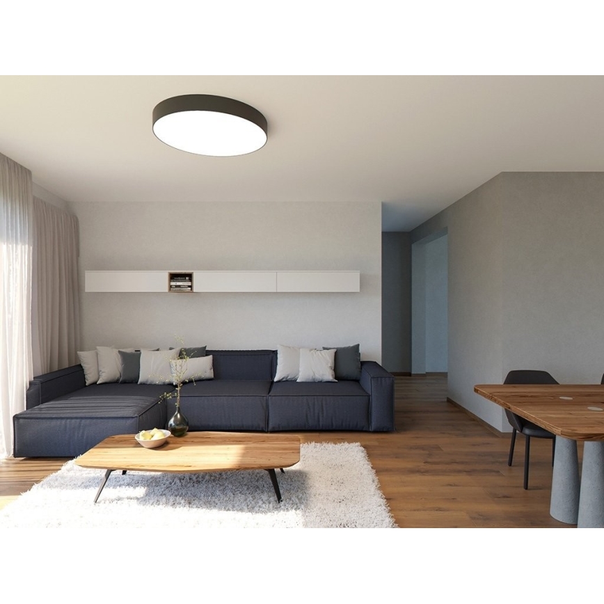 LED2 - LED ljusreglerad taklampa MONO LED/60W/230V 3000K/4000K svart