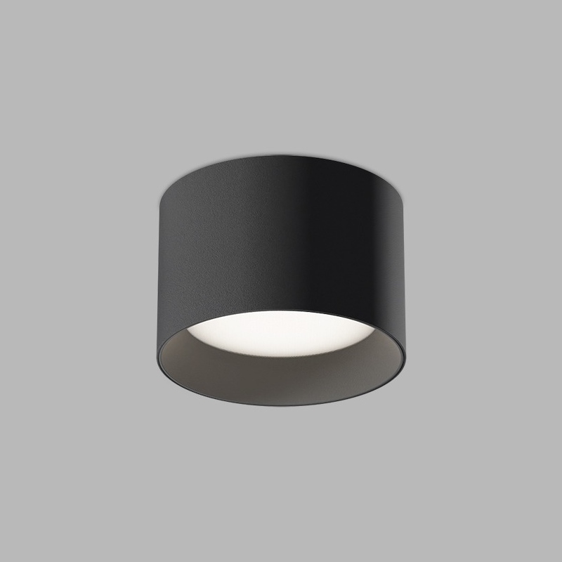 LED2 - LED-spotlampa ZETA ON LED/8W/230V 3000/3500/4000K Ø 9 cm svart