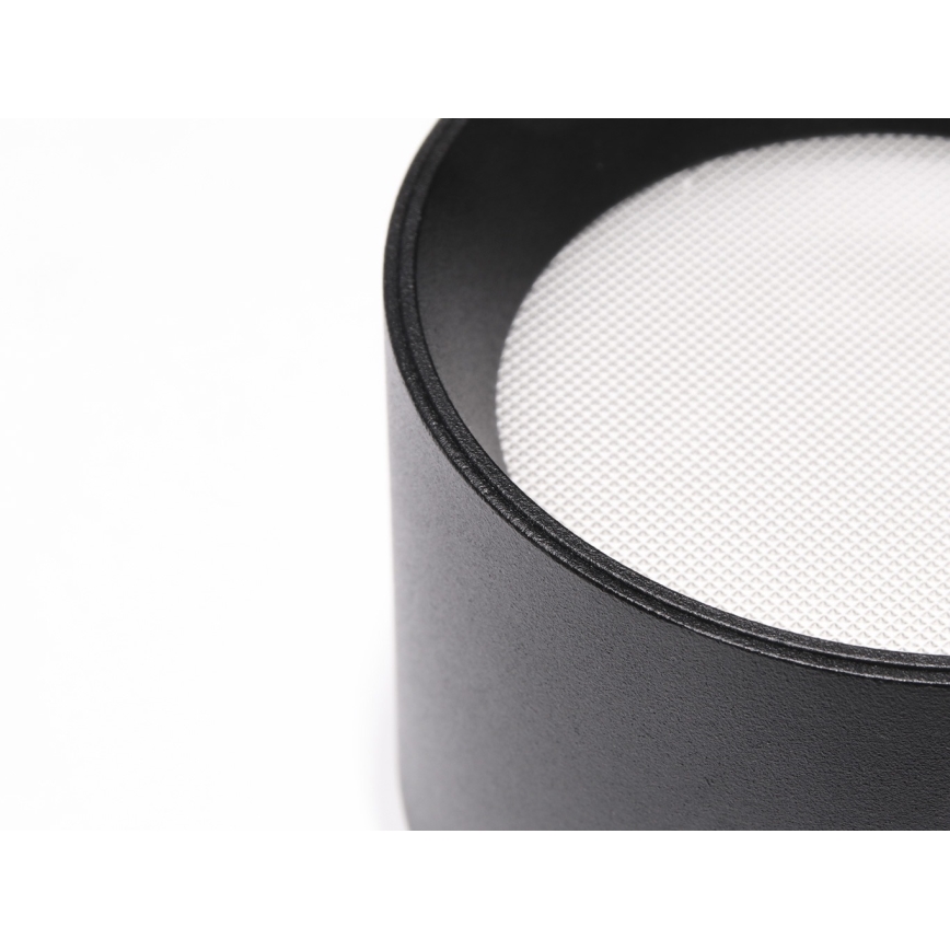 LED2 - LED-spotlampa ZETA ON LED/8W/230V 3000/3500/4000K Ø 9 cm svart