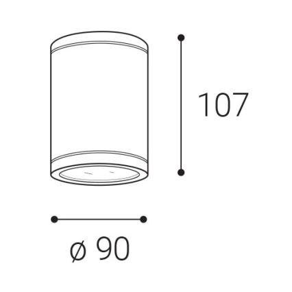 LED2 - LED spotlight för utomhusbruk TUBO LED/10W/230V IP65 3000K/4000K/5700K svart