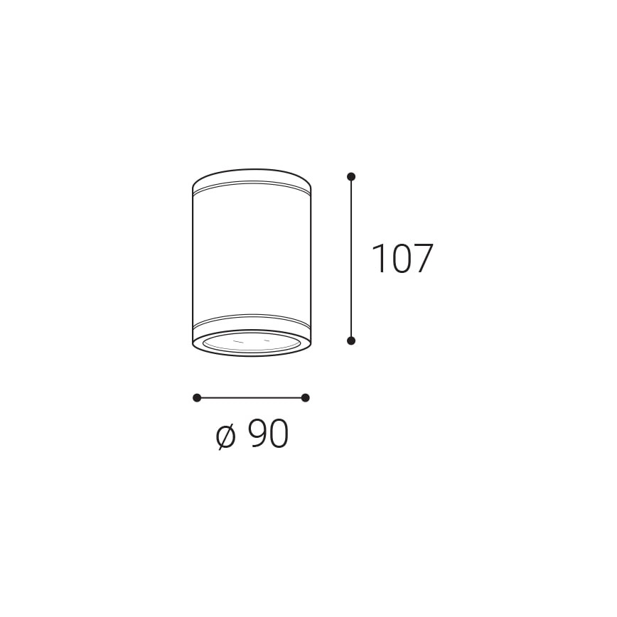 LED2 - LED spotlight för utomhusbruk TUBO LED/10W/230V IP65 3000K/4000K/5700K svart