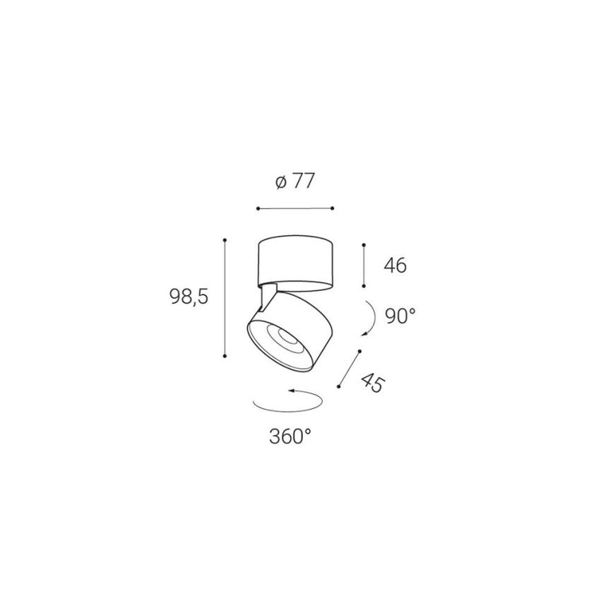 LED2 - LED spotlight KLIP ON LED/11W/230V