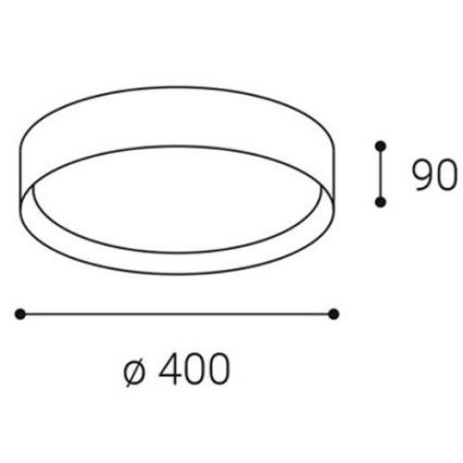 LED2 - LED Takbelysning MILA LED/30W/230V 3000/4000K