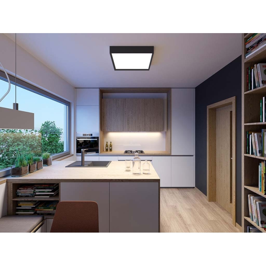 LED2 - LED Takbelysning MILO LED/30W/230V svart 3000/4000K