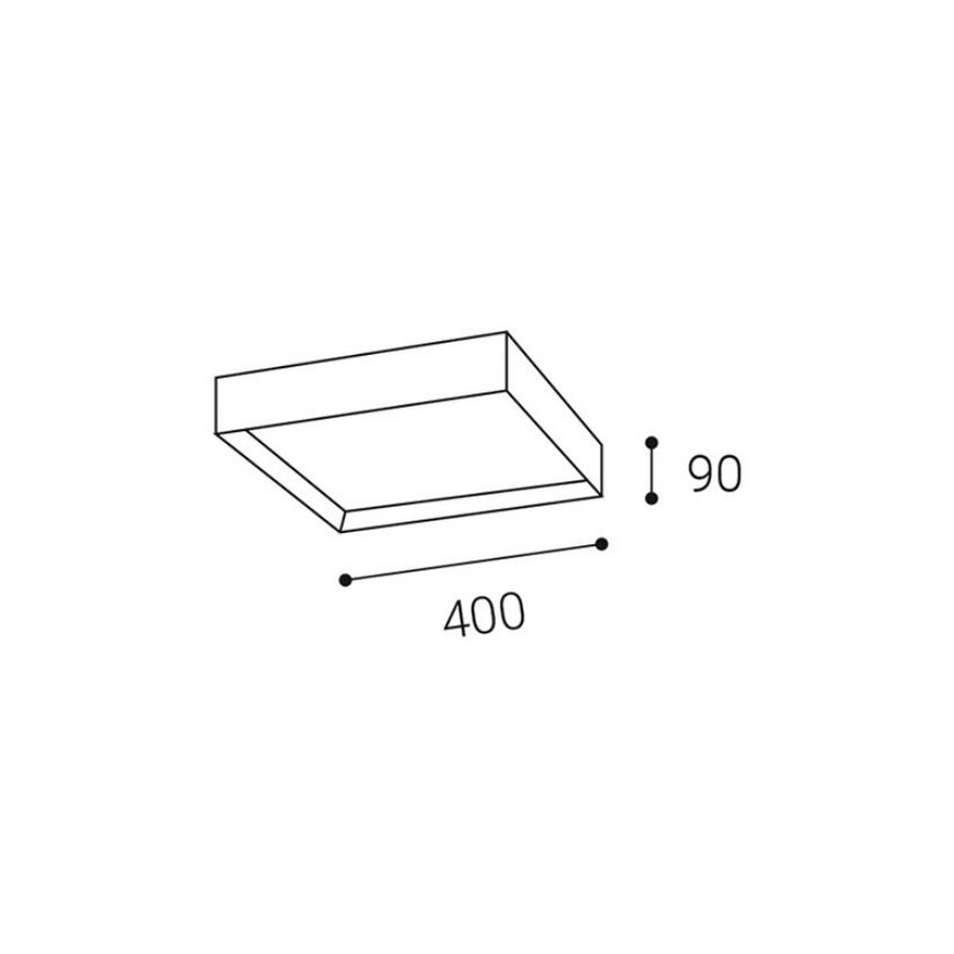 LED2 - LED Takbelysning MILO LED/30W/230V svart 3000/4000K