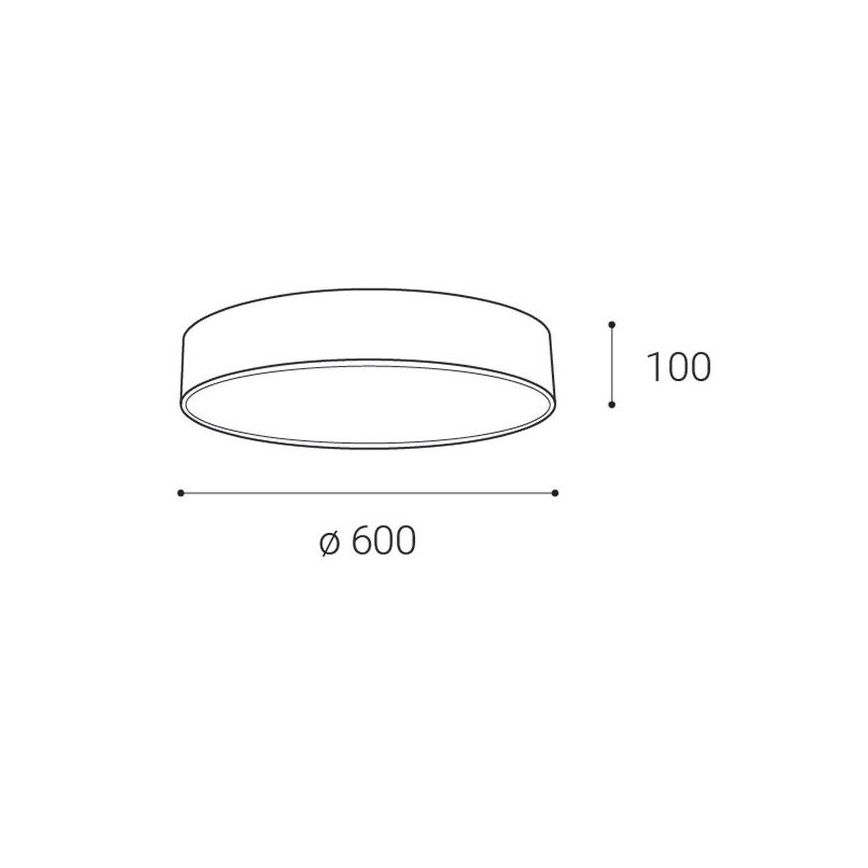 LED2 - LED Takbelysning MONO LED/60W/230V 3000/4000K vit