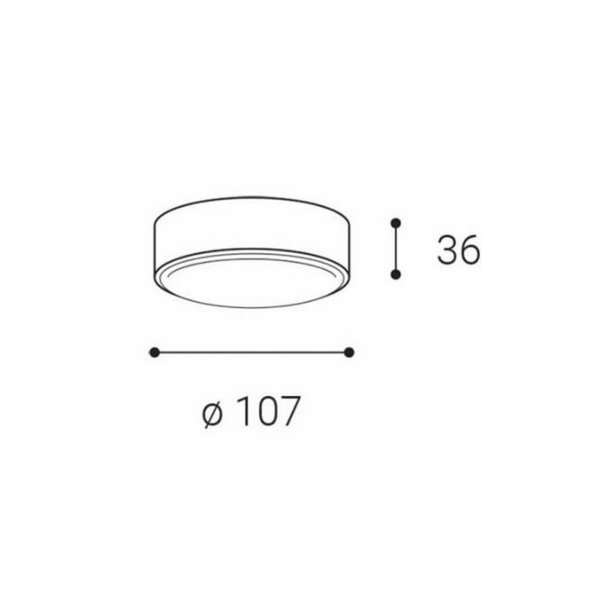 LED2 - LED Takbelysning ROLO LED/6W/230V IP65 antracit