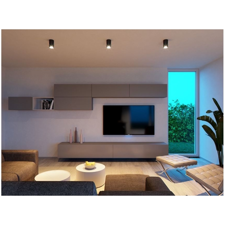 LED2 - LED Takbelysning TUBUS LED/9W/230V svart