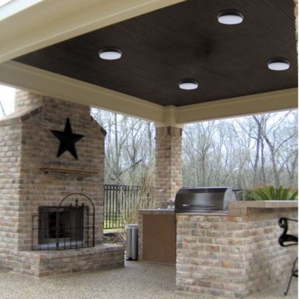 LED2 - LED Utomhus Takbelysning LUNA LED/25W/230V  IP54 rund