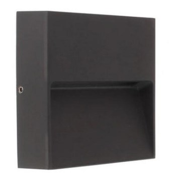 LED2 - LED Utomhus Väggbelysning STEP ON LED/3W/230V antracit IP54