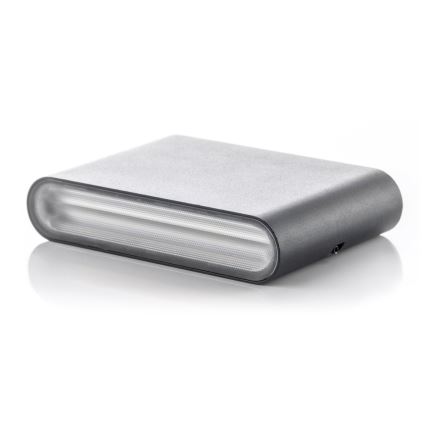 LED2 - LED Utomhus Vägglampa FLAT 2xLED/3W/230V IP65 3000K/4000K/5700K svart