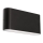 LED2 - LED vägglampa för utomhusbruk FLAT 2xLED/5W/230V IP65 3000K/4000K/5700K svart