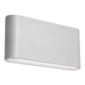 LED2 - LED vägglampa för utomhusbruk FLAT 2xLED/5W/230V IP65