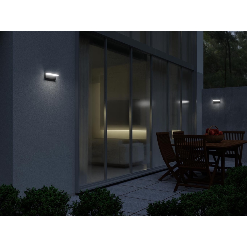 LED2 - LED vägglampa för utomhusbruk HUGO LED/9W/230V IP54 3000K/4000K