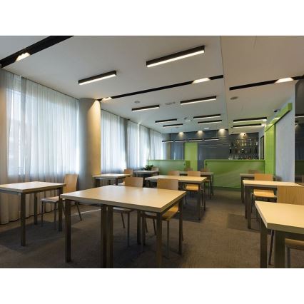 LED2 - LED Ytmonterad takbelysning LINO LED/30W/230V 3000/3500/4000K svart