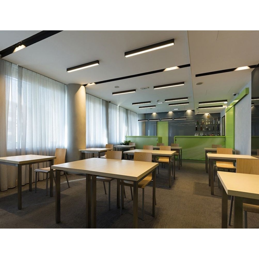 LED2 - LED Ytmonterad takbelysning LINO LED/30W/230V 3000/3500/4000K svart