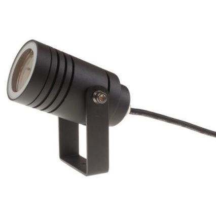 LED2 - Strålkastare NAVY 1xGU10/42W/230V antracit IP54