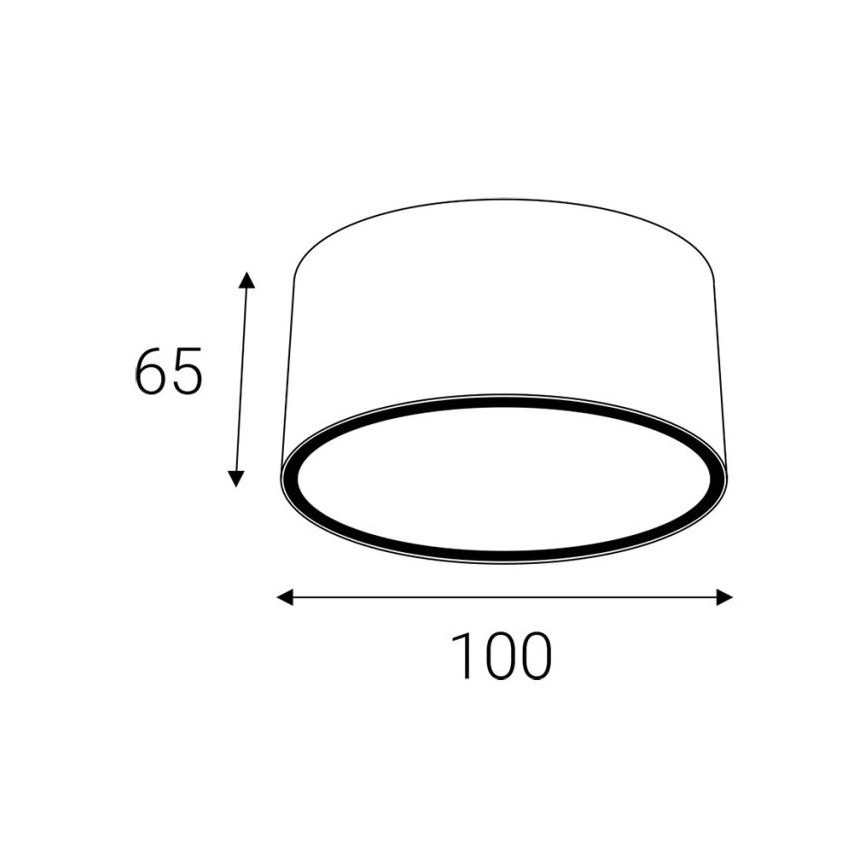 LED2 - Utomhus spotlight MEDO 1xGX53/11W/230V vit IP54